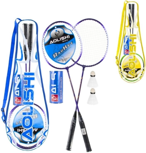 Set za badminton u torbi (2 reketa i 2 loptice) – 2 varijante boja