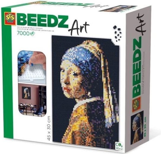 SES Creative BeedzArt perlice za peglanje – Djevojka s bisernom naušnicom
