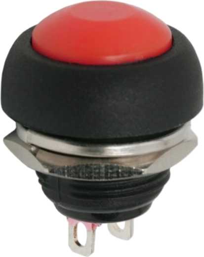 Red Momentary SPST Push Button