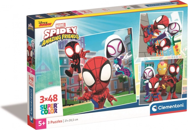 Puzzle CLEMENTONI Spidey i njegovi nevjerojatni prijatelji 3×48 dijelova