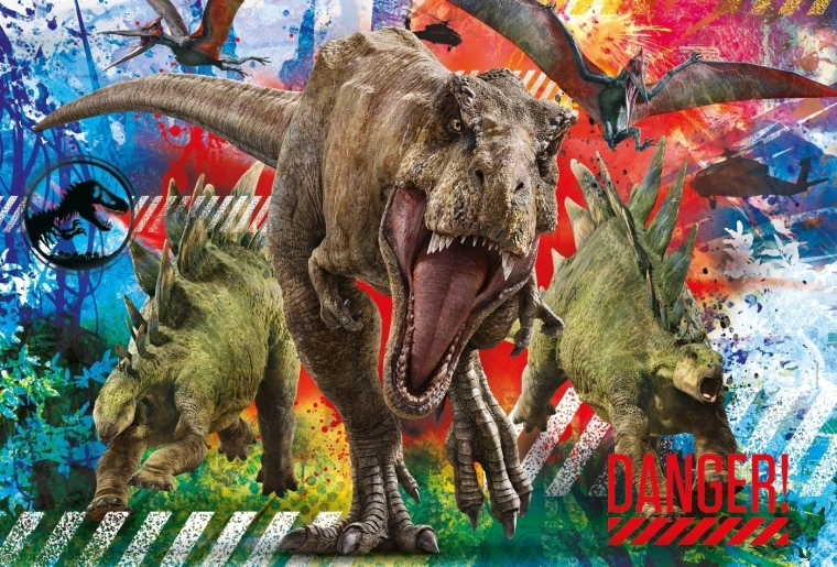 Slagalica 60 dijelova Maxi Super Kolor Jurassic World