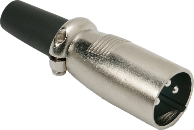 Three-pole XLR socket