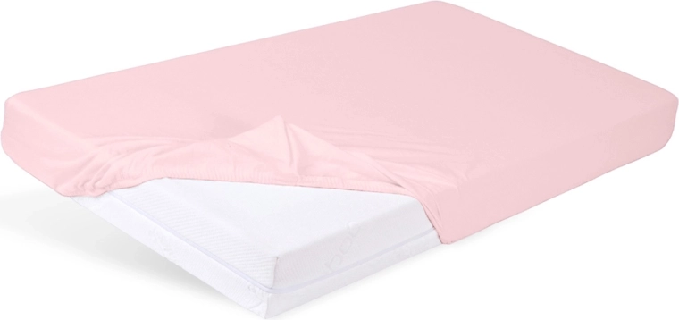 BabyMatex fitted jersey cot sheet 60 × 120 cm, dusty rose