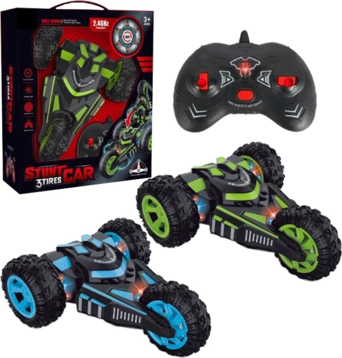 Sparkys amfibijski RC kaskaderski auto 4WD s rotacijom 360° i LED svjetlima (2,4 GHz)