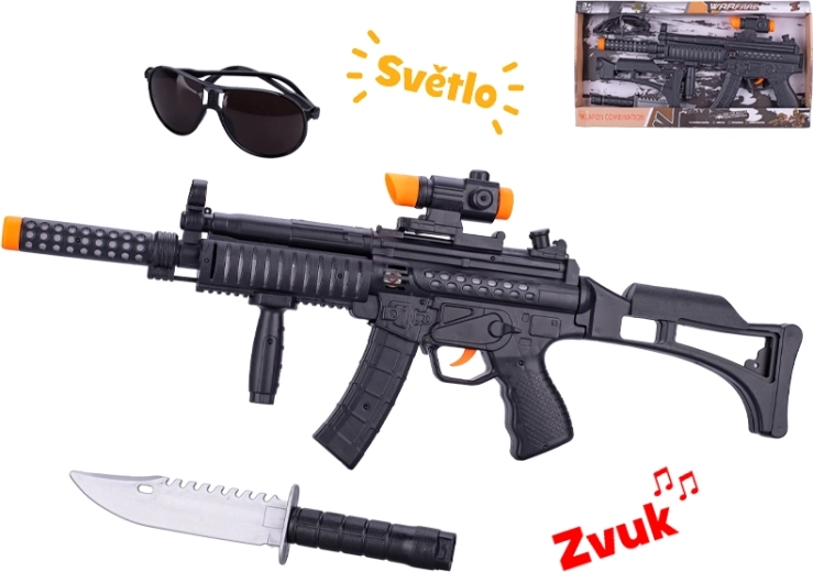 Dječji samopal 44 cm sa svjetlosnim i zvučnim efektima