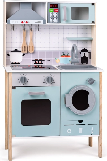 Dakota kids' play kitchen with lights, sounds, and waste sorting