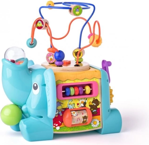 Edukativni slon – interaktivna motorička igračka za djecu 1+