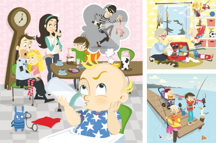 Ravensburger puzzle Superbrat 3×49 dijelova