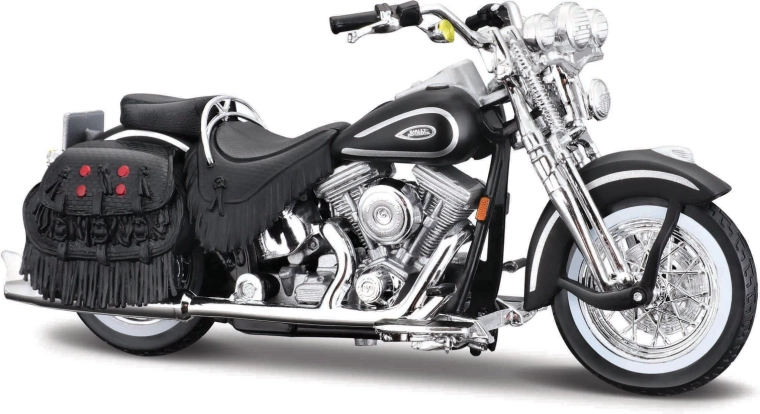 Maisto Harley-Davidson 1999 FLSTS Heritage Softail Springer mat crna 1:18