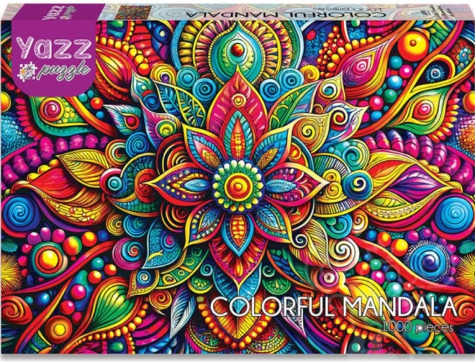 YAZZ puzzle šarena mandala 1000 dijelova