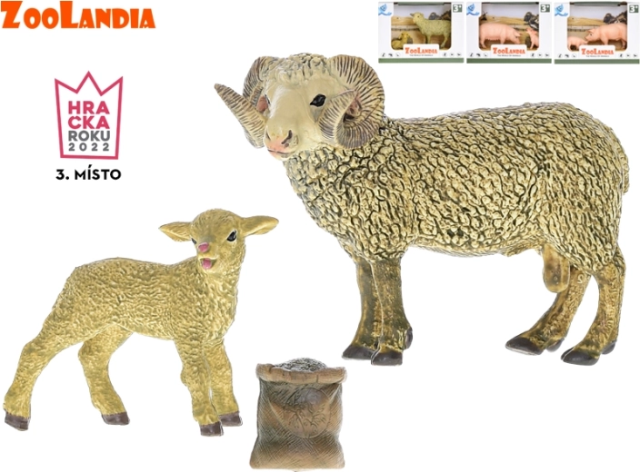 Zoolandia – životinje s farme, set 2 figurice (4–13 cm)
