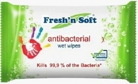 Fresh 'n soft antibakterijske vlažne maramice za ruke 60 kom