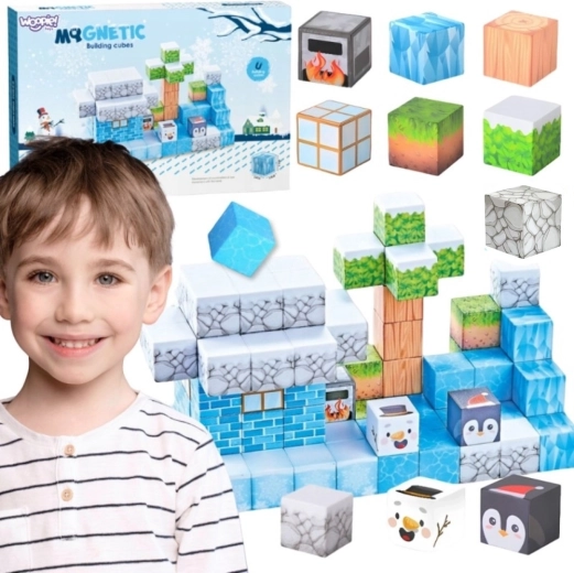 Woopie Magnetic Construction Set Winter World of Blocks