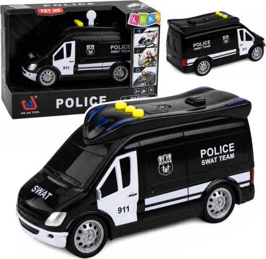 Policijski kombi SWAT sa svjetlima i zvukovima 1:32 - 1 komad