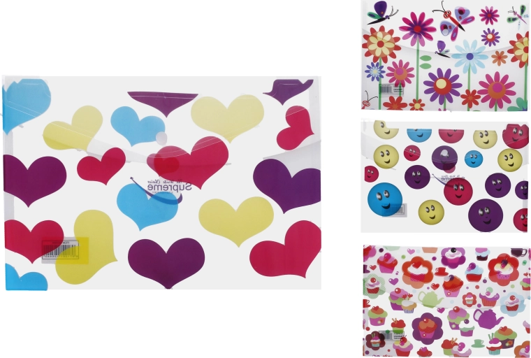 Mapa s drukom 33,5 × 23,5 cm, miješani motivi