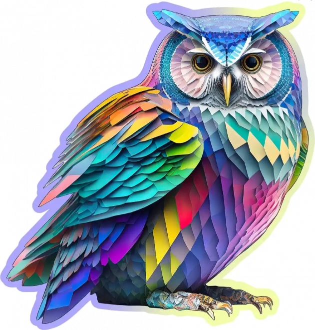 Drvene puzzle moderna sova 150 dijelova