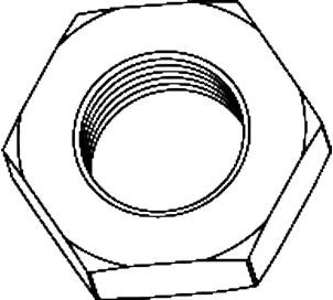Jamara M12x1.0 wheel nut