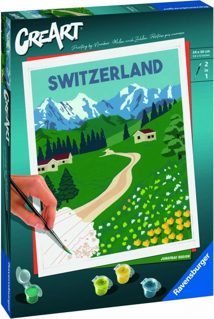 CreArt Jungfrau Region – slikanje po brojevima za djecu i tinejdžere