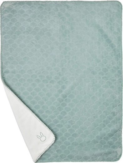 Nattou obostrana dekica Lapidou coppergreen/white 75 × 100 cm