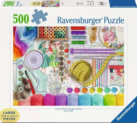 Ravensburger puzzle Sewing Corner XXL 500 pieces
