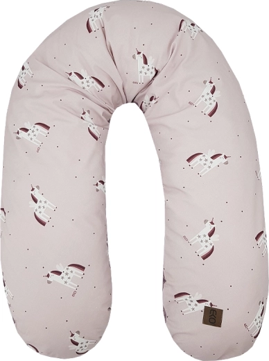 EKO velvet jastuk za dojenje Unicorn 180 cm