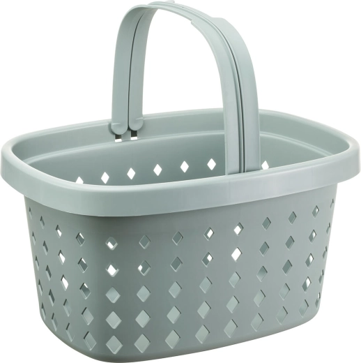 Košarica za kupnju s 2 ručke 22 l, plastika, mješavina boja, nosivost 20 kg