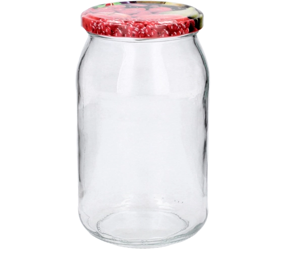 Staklene staklenke za zimnicu 900 ml s poklopcima 82 mm – set 8 kom