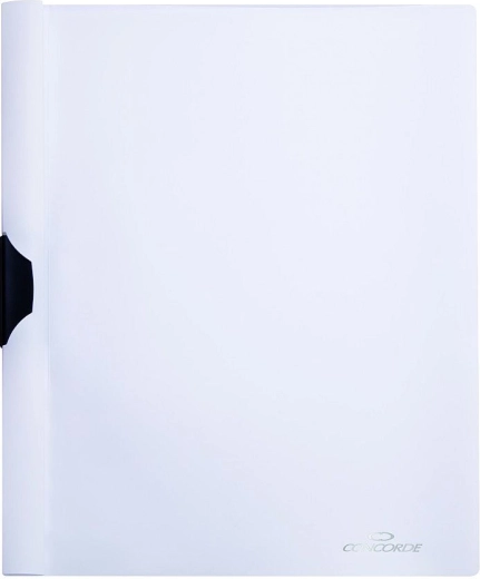 Spisovne mape A4 s bočnim klipom CONCORDE, bijela