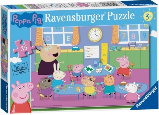 Ravensburger puzzle Peppa Pig – cijeli razred, 35 dijelova
