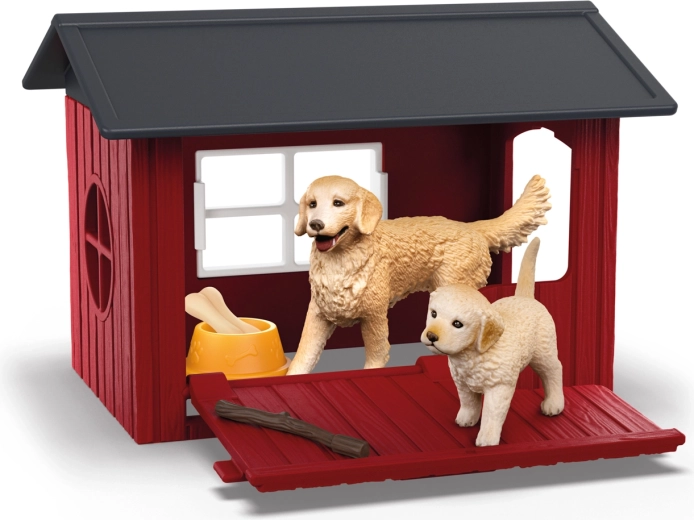Pseća kućica sa zlatnim retriverom Schleich Farm World