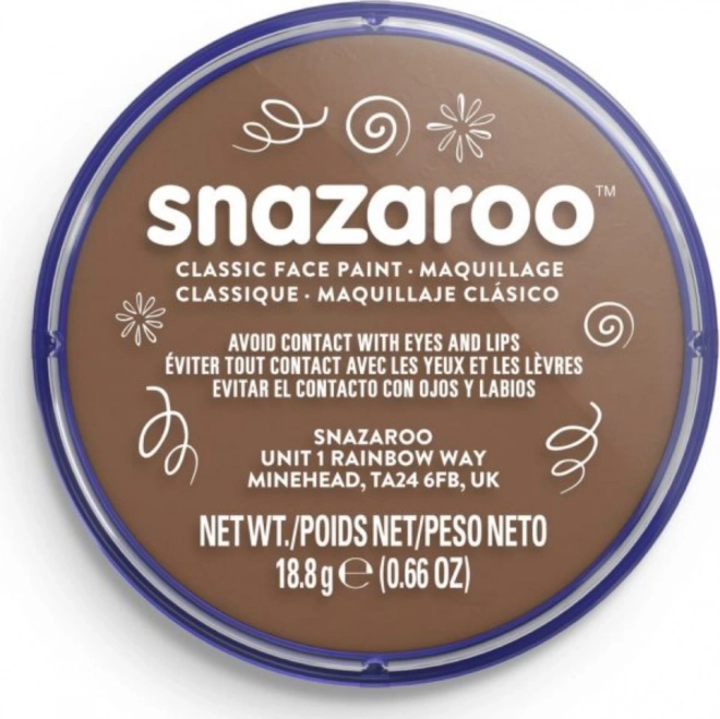 Snazaroo Face Paint Beige Brown 18 ml