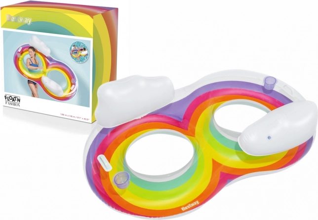 Dvosjedni plutajući prsten za vodu Bestway