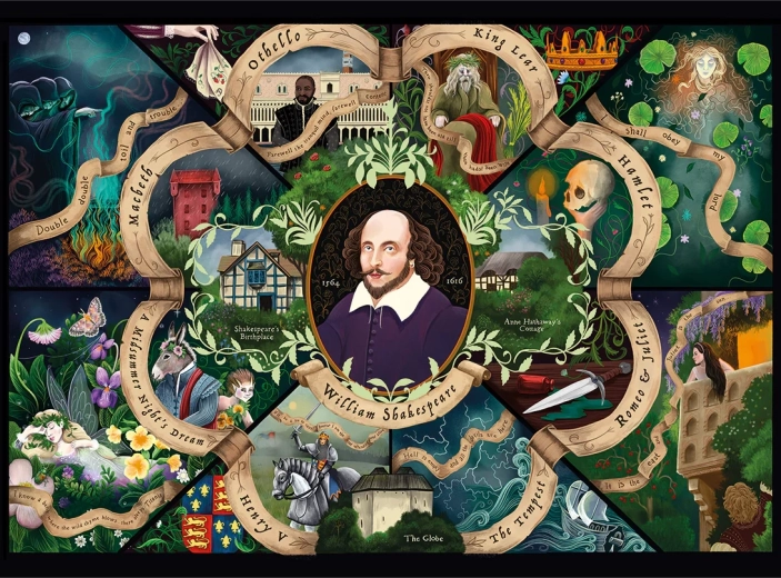 Puzzle GIBSONS Shakespeare 1000 dijelova