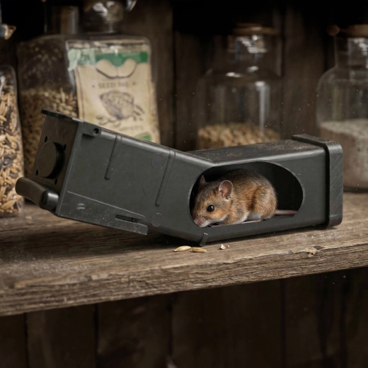 Humane live-catch mouse trap