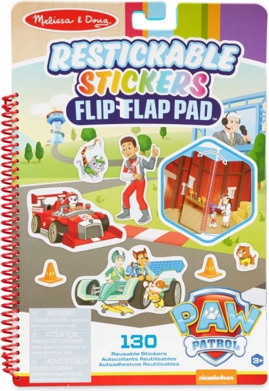 Paw Patrol ponovno ljepljive naljepnice Flip‑Flap – klasične misije