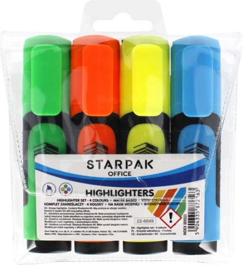 Set markera za isticanje STARPak u 4 boje