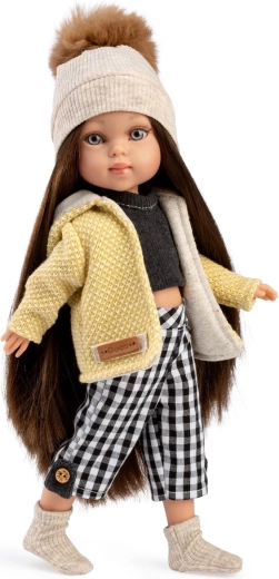 Guca Penelope realistic doll with full-vinyl body, 34 cm