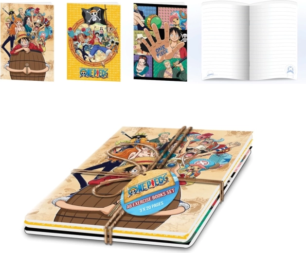 One Piece A5 notebook set (3 pcs)