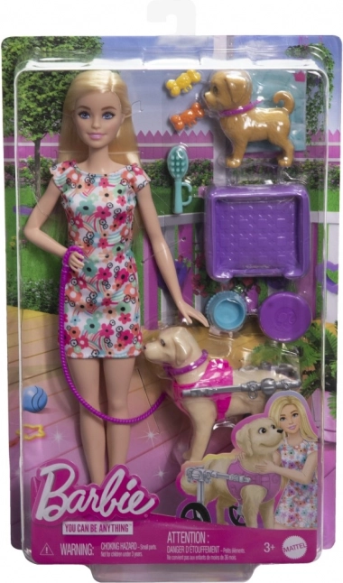 Barbie s psićem u kolicima