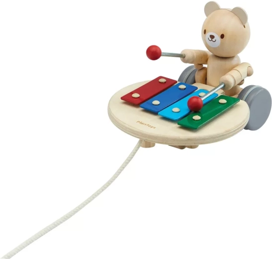 Pull-along Bear with Xylophone PlanToys
