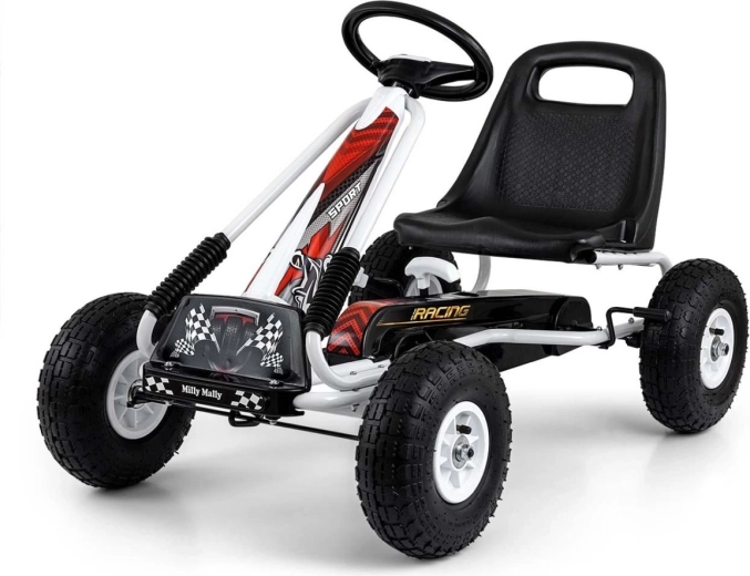 Milly Mally Thor dječji karting na pedale, bijeli