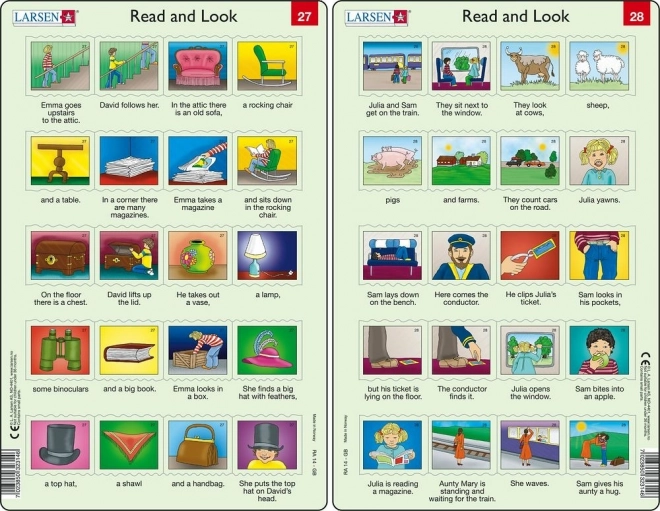 Puzzle engleski – duže rečenice, 20 dijelova