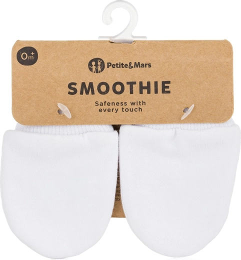 Dječje rukavice Petite&Mars Smoothie Infinity White