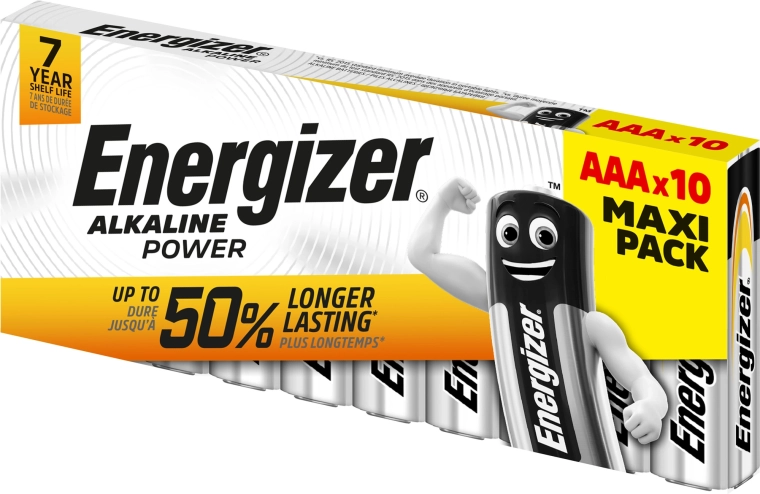 Energizer alkalne baterije AAA LR03 Family Pack 10 kom