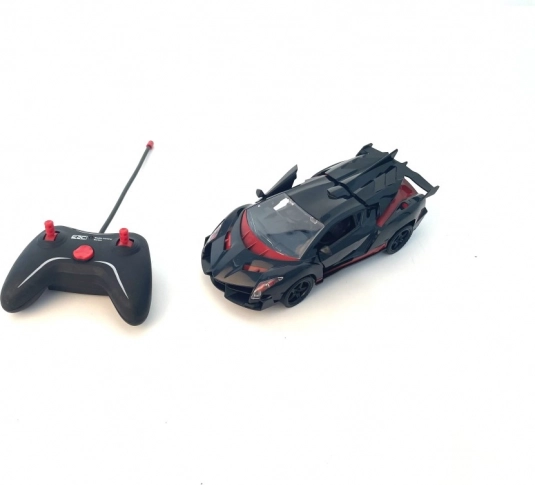 Sportski RC auto crveno-crno u mjerilu 1:18
