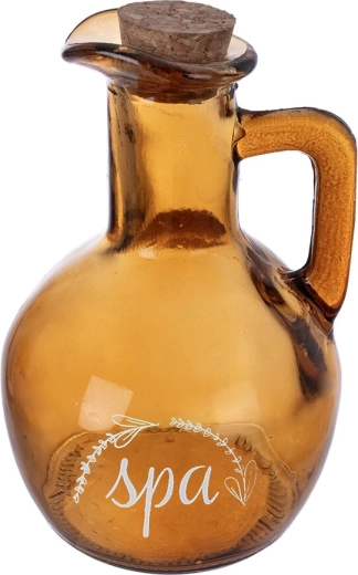 SPA bočica od smeđeg (amber) stakla s čepom od pluta 180 ml