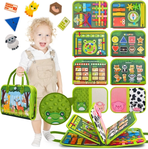 2Kids Toys senzorička busy knjiga životinje