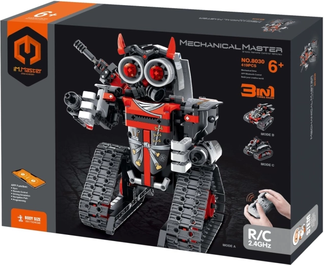 Konstruktorski set 3u1 programabilni RC robot na gusjenicama, 2,4 GHz, 432 dijela