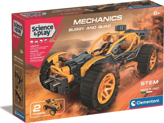 Clementoni Science & Play mehanički laboratorij – buggy i četverokotač 2u1
