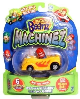 Mighty Beanz Machinez trkaći autić s kolekcionarskim graškom